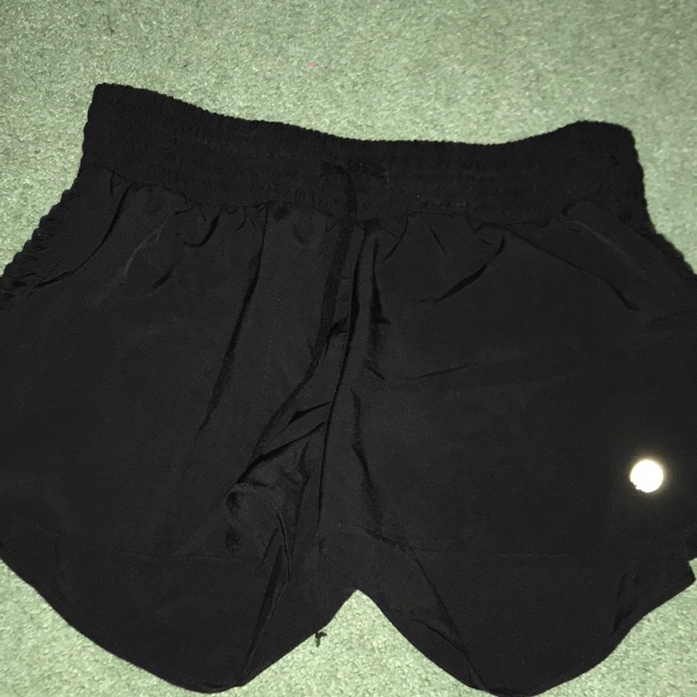 Black athletic shorts